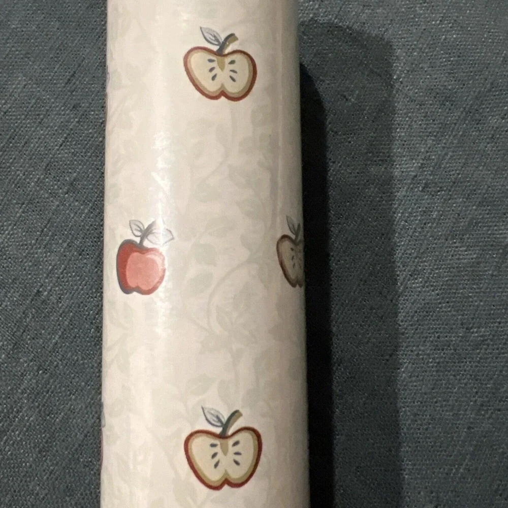 2001 Con-Tact Self Adhesive Decorative Contact Paper Apple Dapple Print 24' NEW